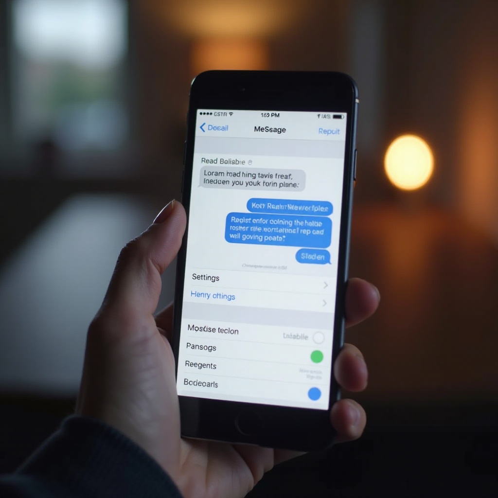 Как отключить уведомления о прочтении в iMessage
