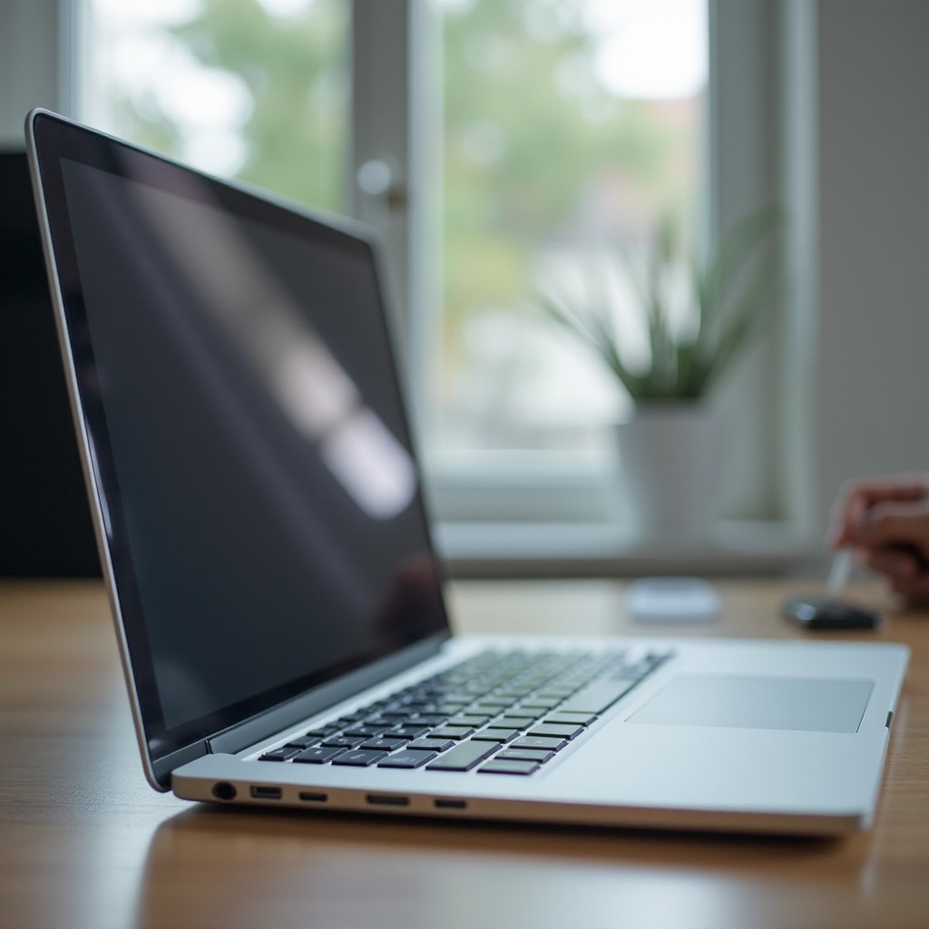 Cómo arreglar una pantalla de portátil inclinada 90 grados.